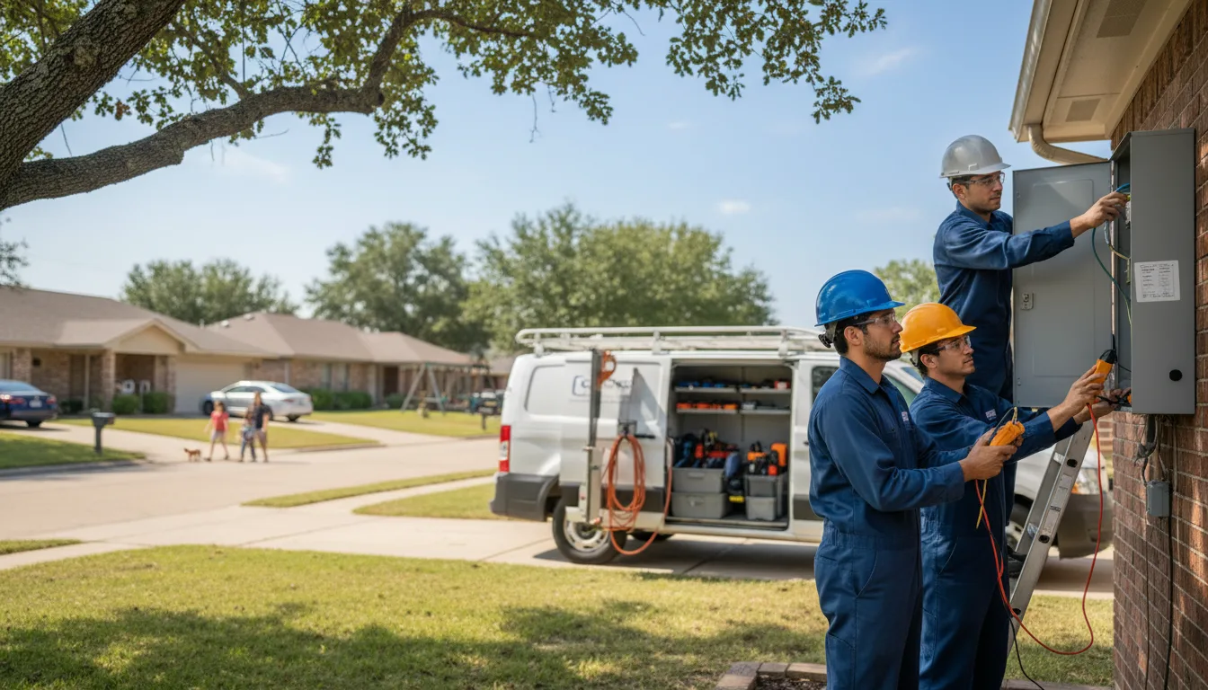 Certified electrician providing emergency electrical services in Bridgewater, IA